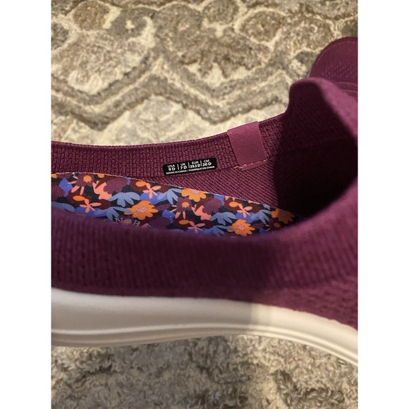 Revitalign Orthotic Mule Knit Shoes Sz 9D Memory Foam Purple Arch Support EUC - Picture 4 of 6